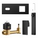 Ottimo/Omar Nero Black Bathtub/Basin Wall Mixer With Spouts Tapware Bathtub Filler