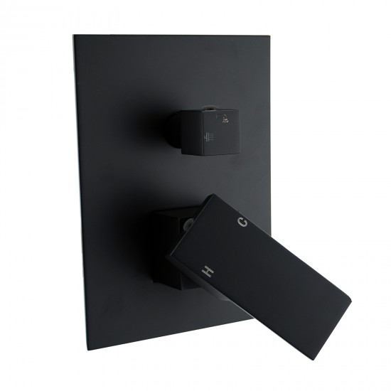 Ottimo/Omar Nero Black Shower/Bath Mixers Diverter