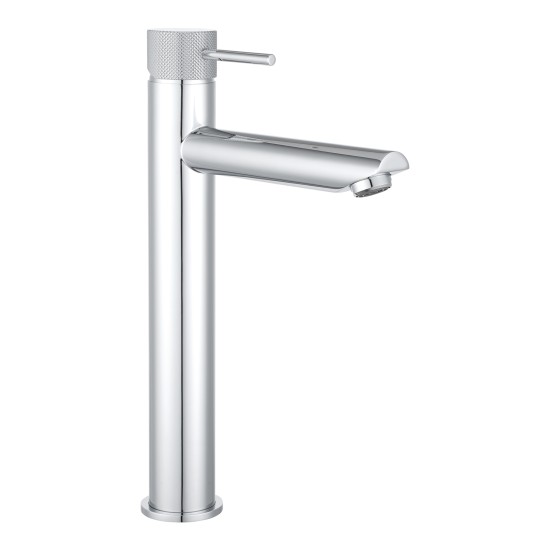Lattice Edition Chrome Tall Basin Mixer Taps Tall Tapware