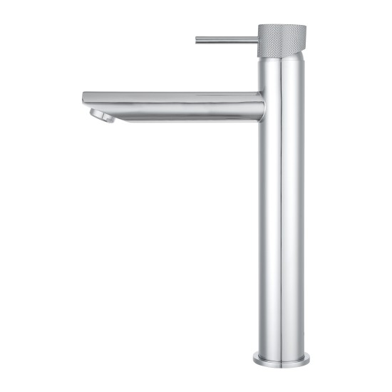 Lattice Edition Chrome Tall Basin Mixer Taps Tall Tapware