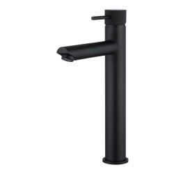 Lattice Edition Black Tall Basin Mixer Tap Black Taps Tall Tapware 