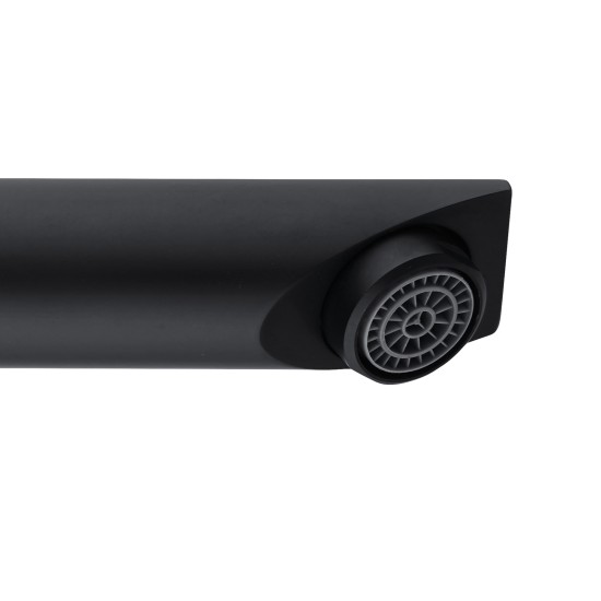 Lattice Edition Black Tall Basin Mixer Tap Black Taps Tall Tapware 