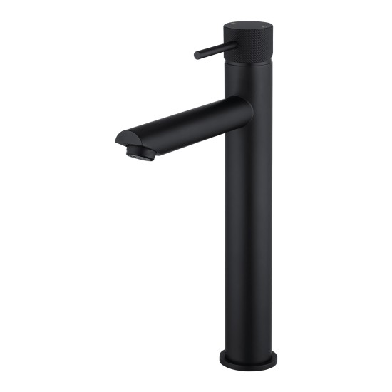 Lattice Edition Black Tall Basin Mixer Tap Black Taps Tall Tapware 