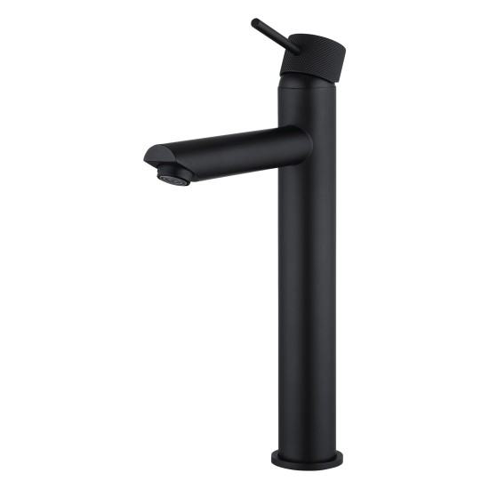 Lattice Edition Black Tall Basin Mixer Tap Black Taps Tall Tapware 