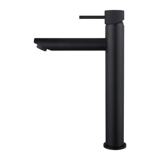 Lattice Edition Black Tall Basin Mixer Tap Black Taps Tall Tapware 