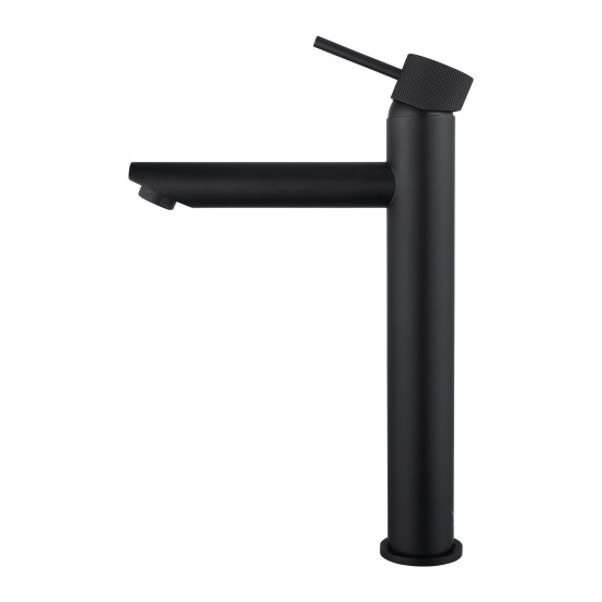 Lattice Edition Black Tall Basin Mixer Tap Black Taps Tall Tapware 