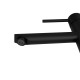 Euro Round Nero Black Tall Basin Mixer Tap Black Taps Tall Tapware 