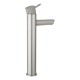 Lattice Edition Solid Brass Brushed Nickel Tall Basin Mixer Bathroom Vanity Tap