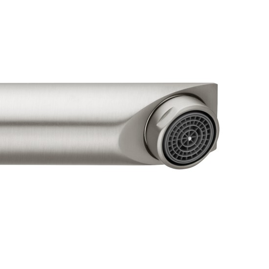 Lattice Edition Solid Brass Brushed Nickel Tall Basin Mixer Bathroom Vanity Tap