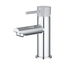 Lattice Edition Round Chrome Bathroom Basin Mixer Tap vanity Tap