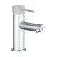 Lattice Edition Round Chrome Bathroom Basin Mixer Tap vanity Tap