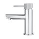 Lattice Edition Round Chrome Bathroom Basin Mixer Tap vanity Tap