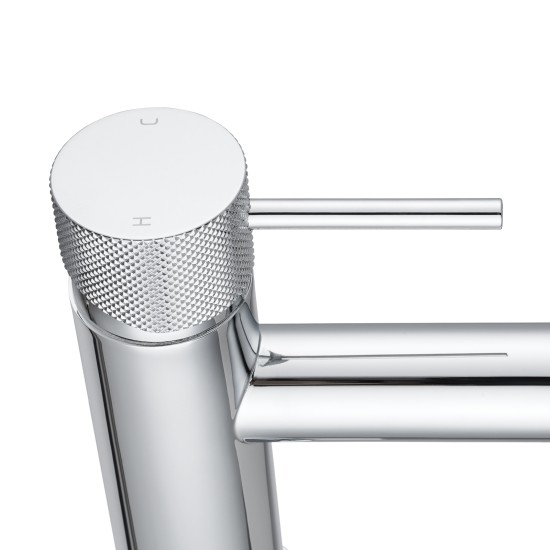 Lattice Edition Round Chrome Bathroom Basin Mixer Tap vanity Tap