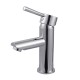 Euro Round Chrome Bathroom Basin Mixer Tap vanity Tap