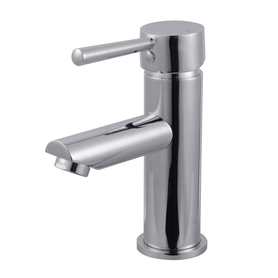 Euro Round Chrome Bathroom Basin Mixer Tap vanity Tap
