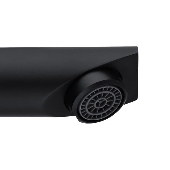Lattice Edition Matt Black Bathroom Basin Mixer Tap Black Tap