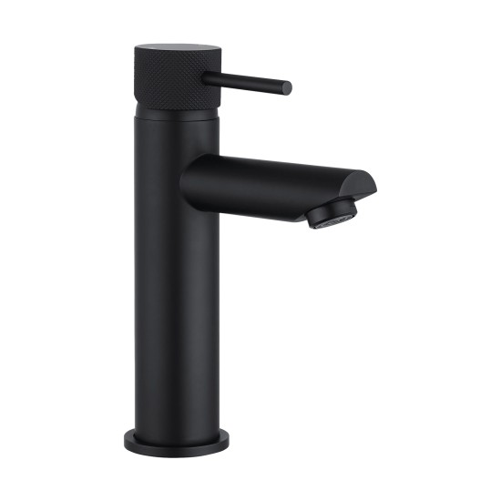 Lattice Edition Matt Black Bathroom Basin Mixer Tap Black Tap