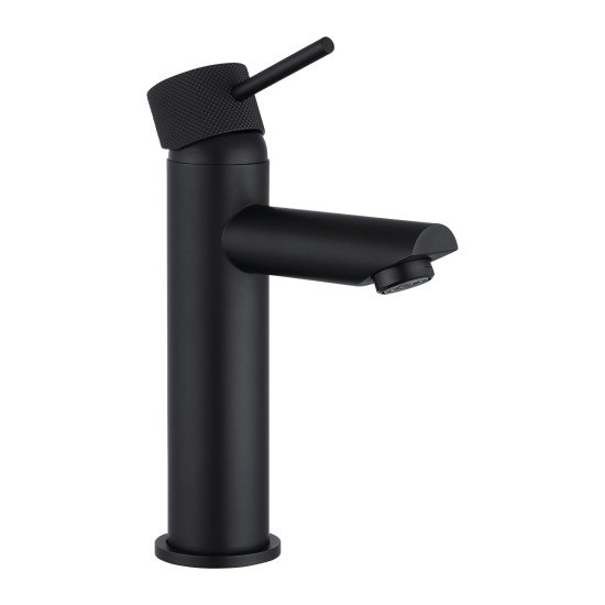 Lattice Edition Matt Black Bathroom Basin Mixer Tap Black Tap