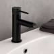 Lattice Edition Matt Black Bathroom Basin Mixer Tap Black Tap