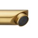 Lattice Edition Solid Brass Brushed Yellow Gold Basin Mixer Tap Bathroom Vanity Tap
