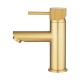 Lattice Edition Solid Brass Brushed Yellow Gold Basin Mixer Tap Bathroom Vanity Tap