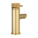 Lattice Edition Solid Brass Brushed Yellow Gold Basin Mixer Tap Bathroom Vanity Tap