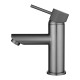 Lattice Edition Solid Brass Gunmetal Grey Basin Mixer Tap Bathroom Vanity Tap