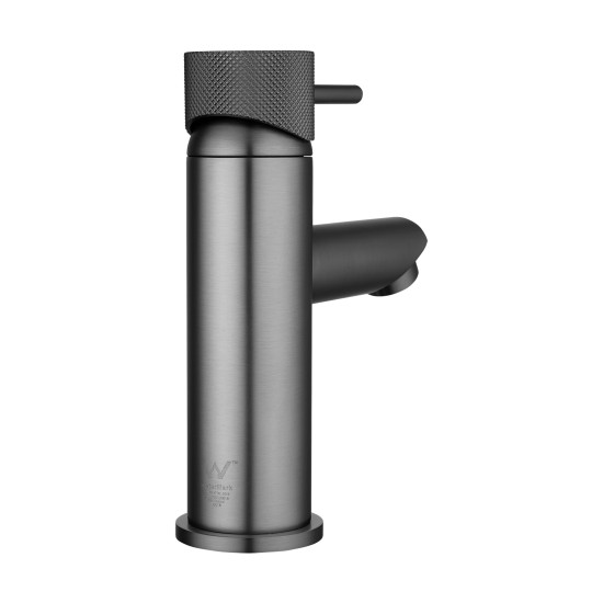 Lattice Edition Solid Brass Gunmetal Grey Basin Mixer Tap Bathroom Vanity Tap