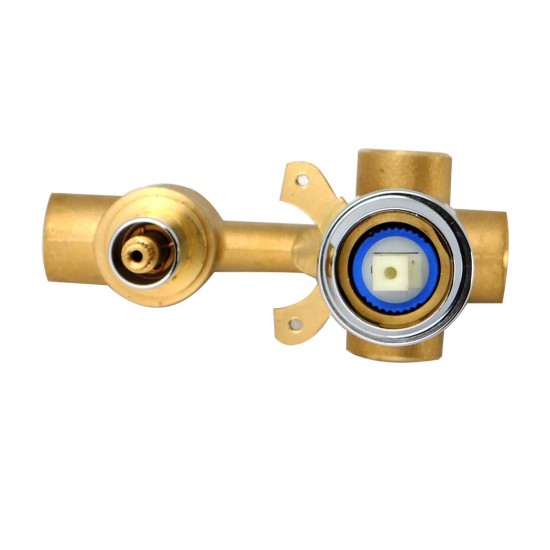 Euro Round Chrome Shower/Bath Mixers Diverter