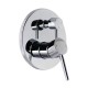Euro Round Chrome Shower/Bath Mixers Diverter