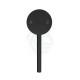 Euro 80mm Matt Black Solid Brass Wall Mixer for Bathtub and Basin