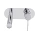 Euro Round Chrome Bathtub/Basin Wall Mixer With Spout Color Up Extend