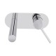 Euro Round Chrome Bathtub/Basin Wall Mixer With Spout Color Up Extend