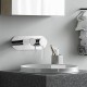 Euro Round Chrome Bathtub/Basin Wall Mixer With Spout Color Up Extend