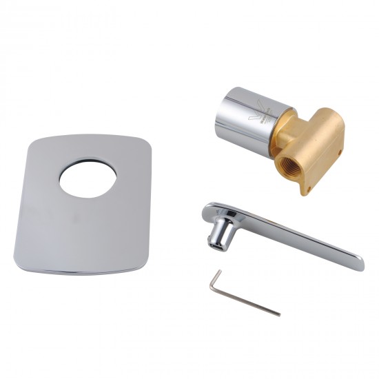 Norico Eden Chrome Shower/Bath Wall Mixers Tapware