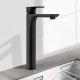 Matt Black Bathroom Tall Basin Mixer Tap Black Vanity Tap