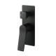 Rumia Shower Wall Mixer With Diverter Matt Black