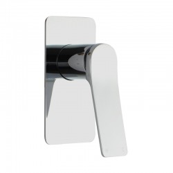 Rumia Chrome Shower Wall Mixer Solid Brass Watermark
