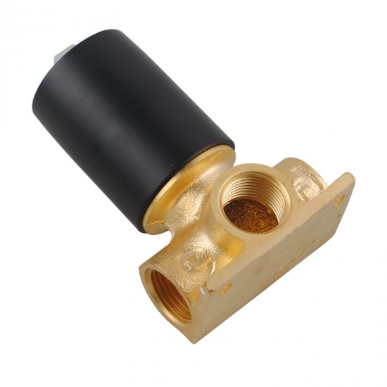 Rumia Shower Wall Mixer Solid Brass Watermark Matt Black