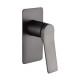 Rumia Brushed Gunmetal Grey Bath/Shower Wall Mixer