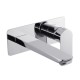 Chrome Bathtub/Basin Wall Mixer With Spout Wall Mounted Color Up Extend