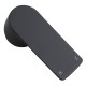 Black Bathtub/Basin Wall Mixer With Spout Wall Mounted Color Up Extend