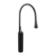 Solid Brass Matte Black 360° Swivel Spout Tall Basin Mixer Tap