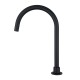 Lattice Edition Progressive Hob Kitchen Sink Mixer Set Gooseneck Basin Mixer Tap Matte Black