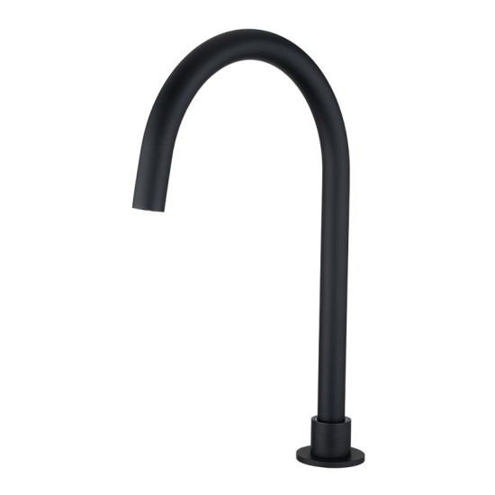 Lattice Edition Progressive Hob Kitchen Sink Mixer Set Gooseneck Basin Mixer Tap Matte Black