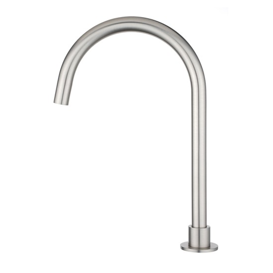 Lattice Edition Progressive Hob Kitchen Sink Mixer Set Gooseneck Basin Mixer Tap Brushed Nickel