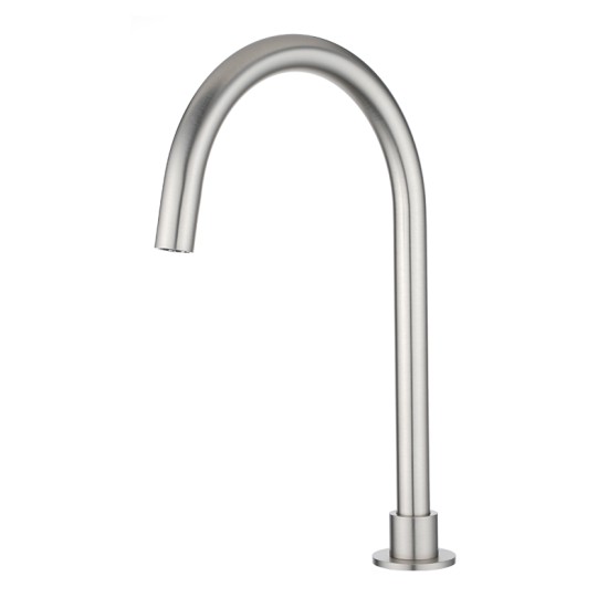 Lattice Edition Progressive Hob Kitchen Sink Mixer Set Gooseneck Basin Mixer Tap Brushed Nickel