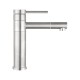 Bathroom Brushed Nickel Basin Mixer Tap Swivel Nozzle Faucet Stainless Steel
