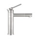 Bathroom Brushed Nickel Basin Mixer Tap Swivel Nozzle Faucet Stainless Steel