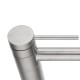 Bathroom Brushed Nickel Basin Mixer Tap Swivel Nozzle Faucet Stainless Steel